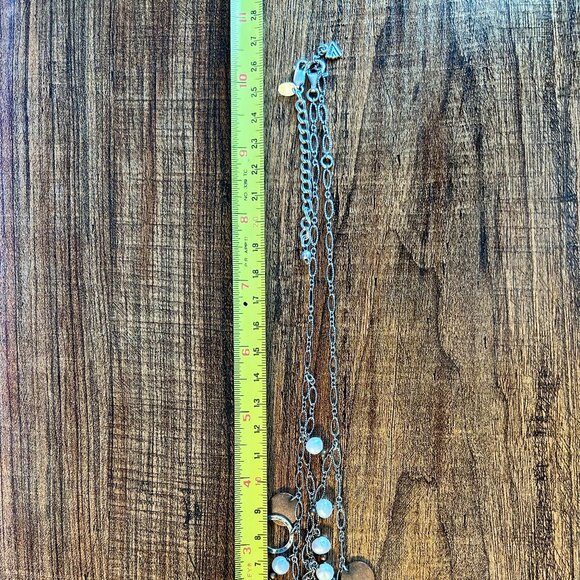 Silpada Sterling Silver Layered Look Necklace with Charms - Picture 4 of 5